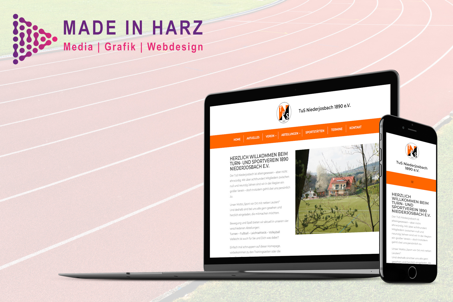 Webdesign Sportverein Harz